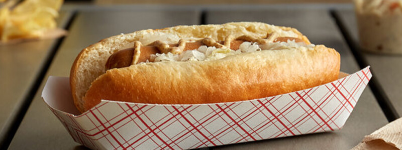 Our Paper Hot Dog Trays are the Convenient and Economical way to serve your Hot Dogs